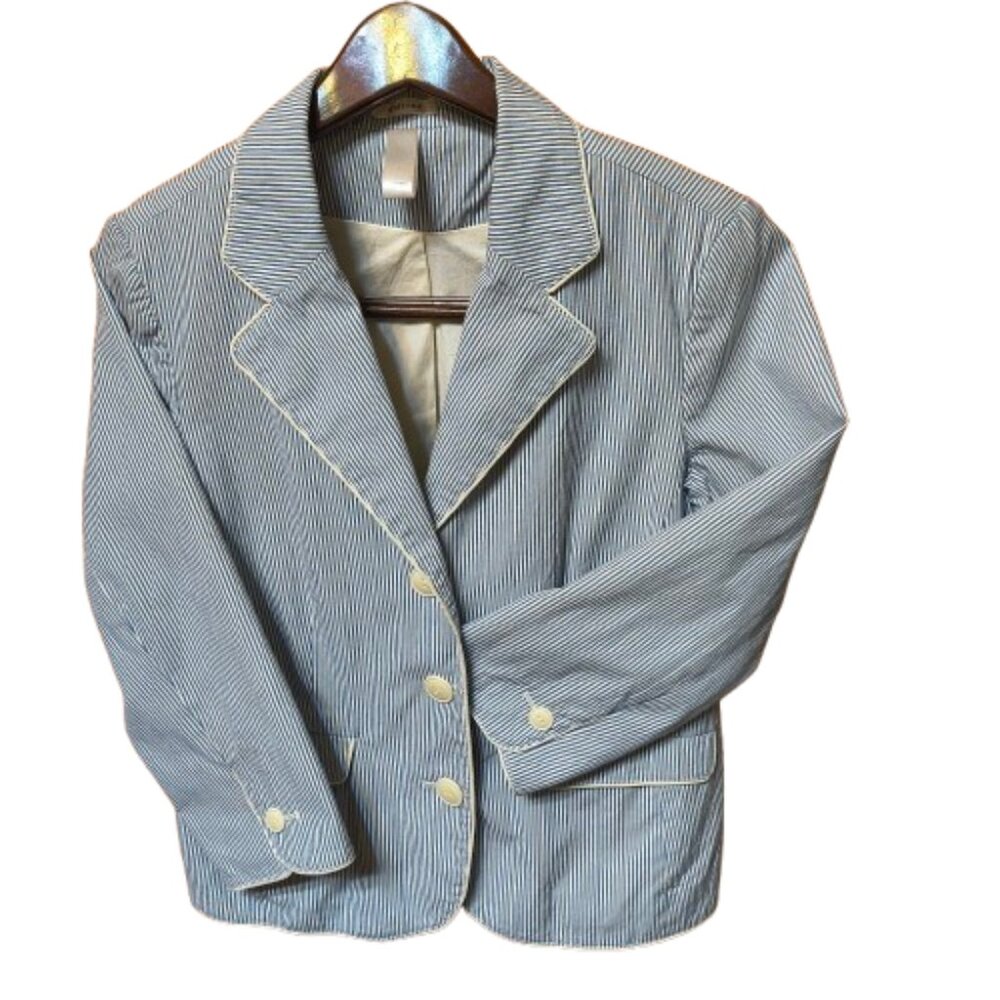 Stretch lined cotton Blazer